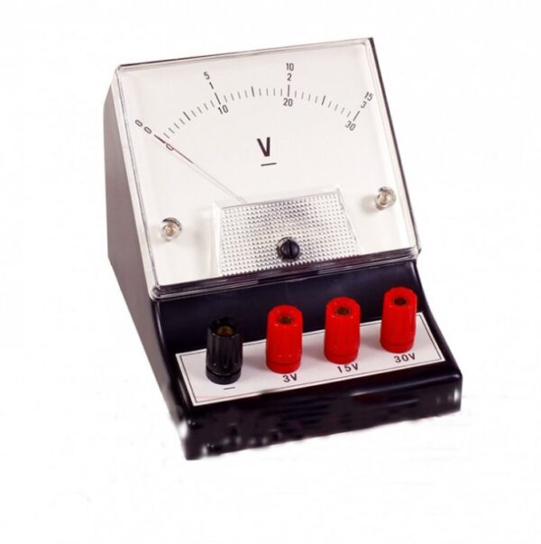 Žiacky voltmeter 0-3V/15V/30V, DC