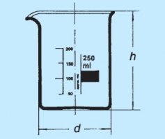 Kadička nízka = 250 ml