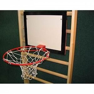 Basketbalová doska 60x50 cm s košom a sieťkou, interiér